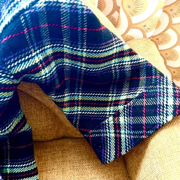 SOLD Vintage Plaid Pea Coat - Picture 7 of 14